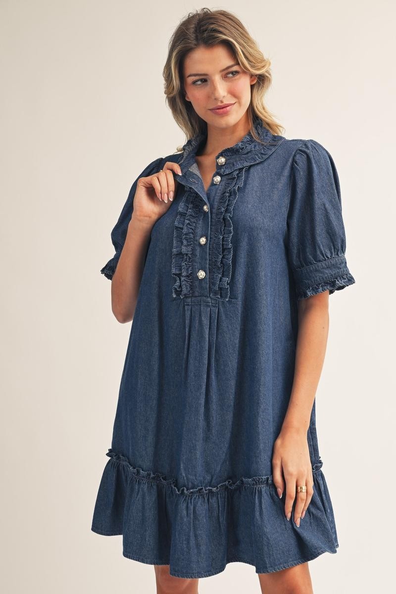 Denim Short Dress