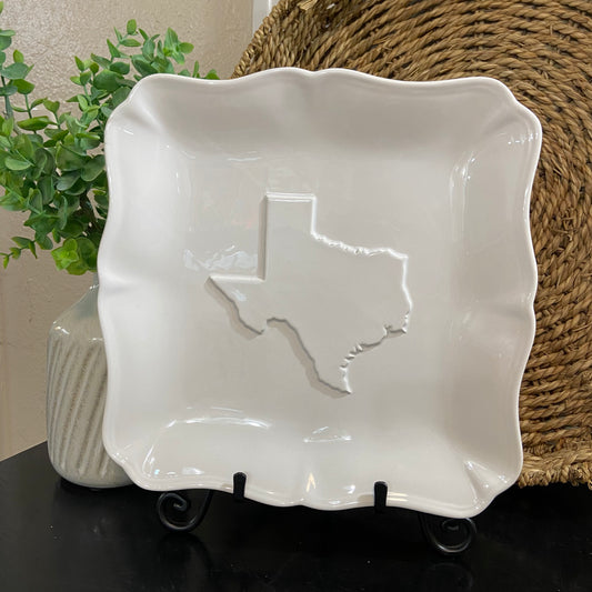 Texas Square Platter