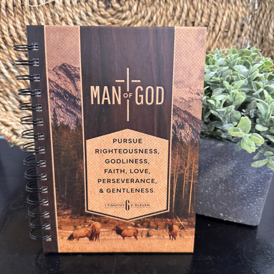 Man of God Spiral Journal