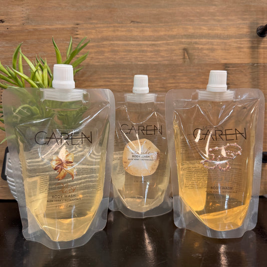 Caren Body Wash Pouch~ 8oz