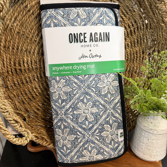 Once Again Dry Mat- Majolica Blue