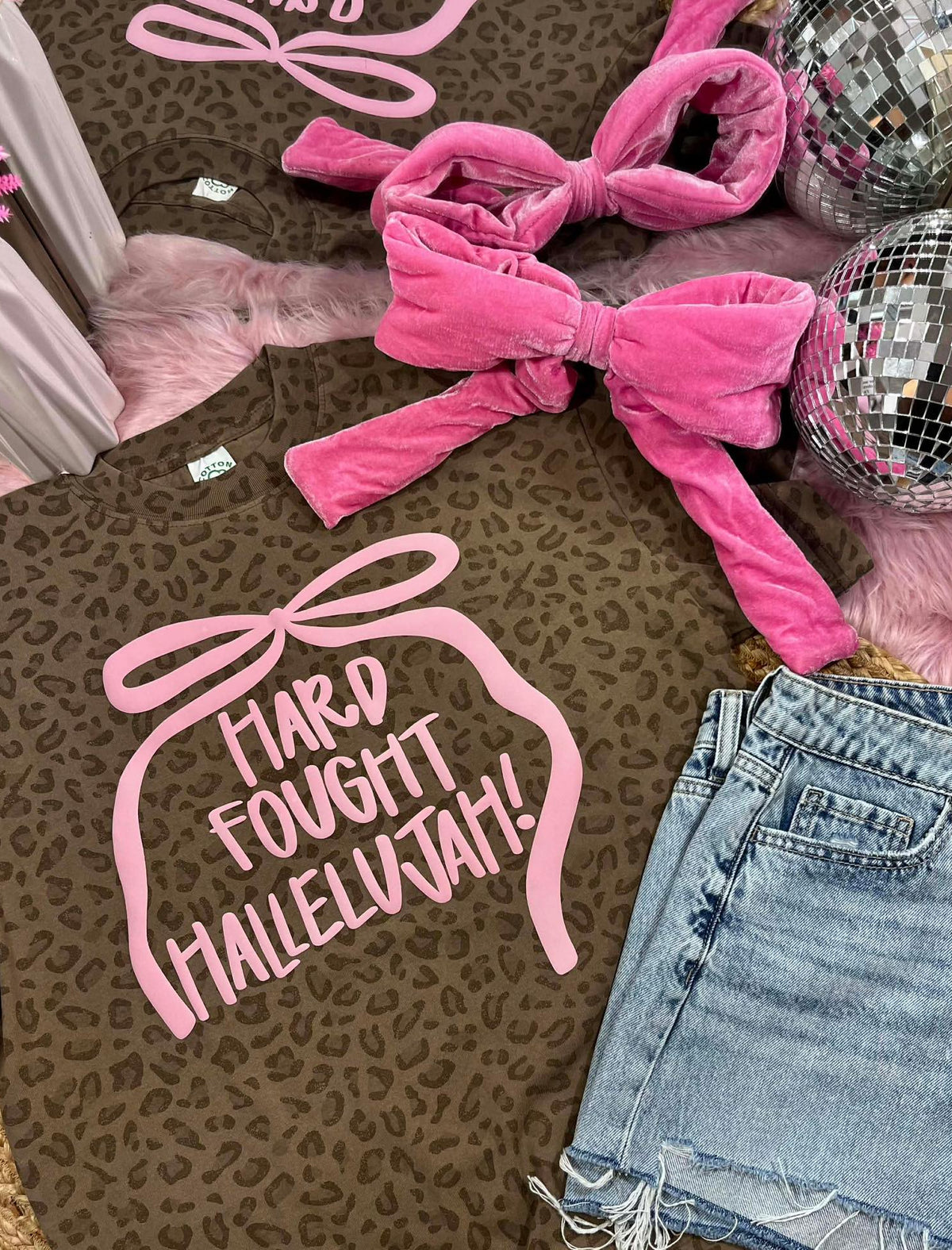 Leopard Hallelujah Tee