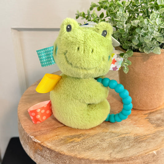 Peepers Frog Taggie Teether