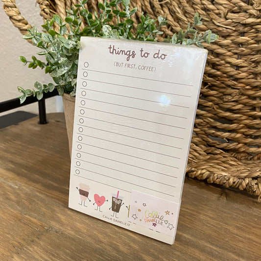 But First Coffee Notepad