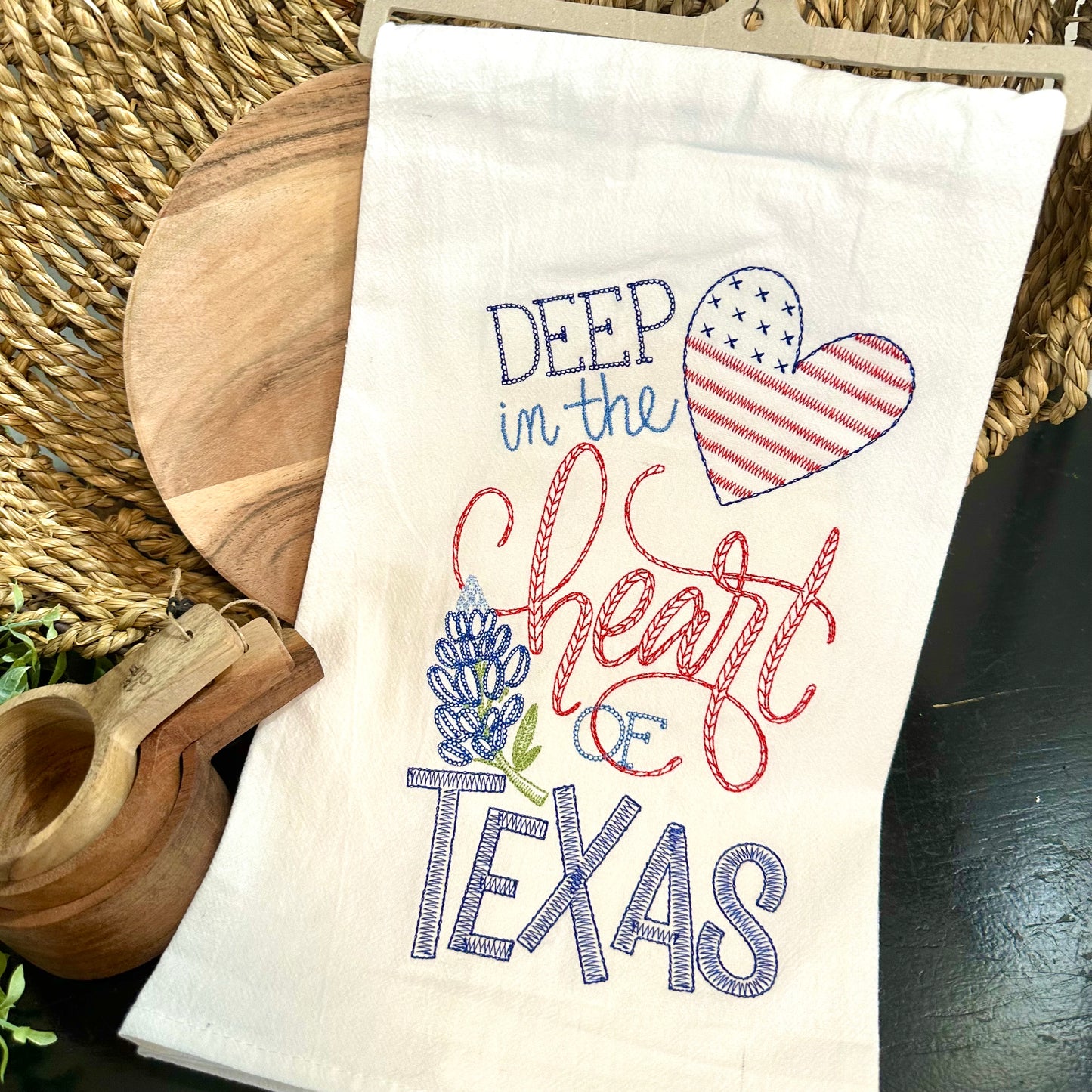 Deep in the Heart of Texas Tea Towel