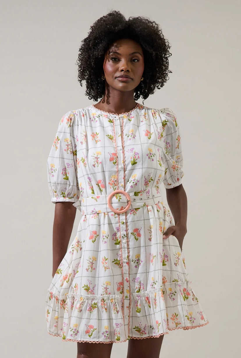Floral Button Down Dress
