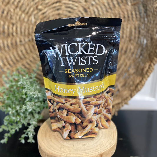Wicked Twists Seasoned Pretzels ~ Honey Mustard