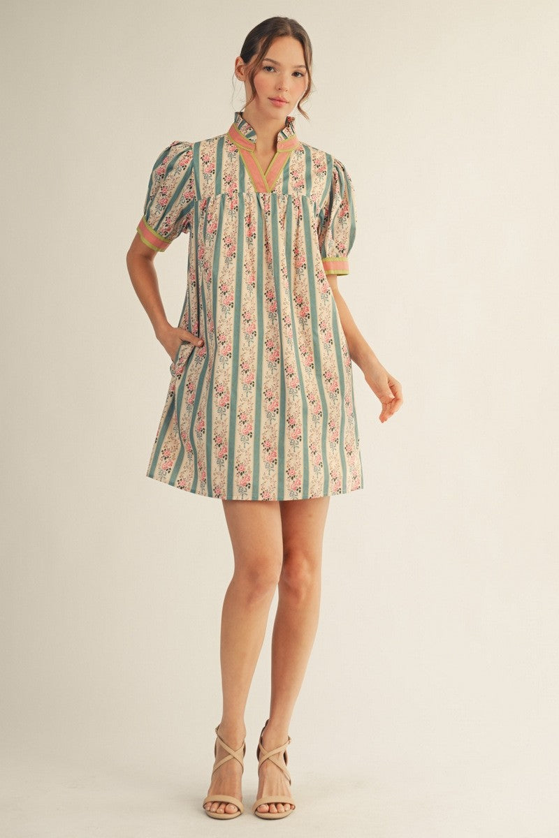 Floral Short Dress