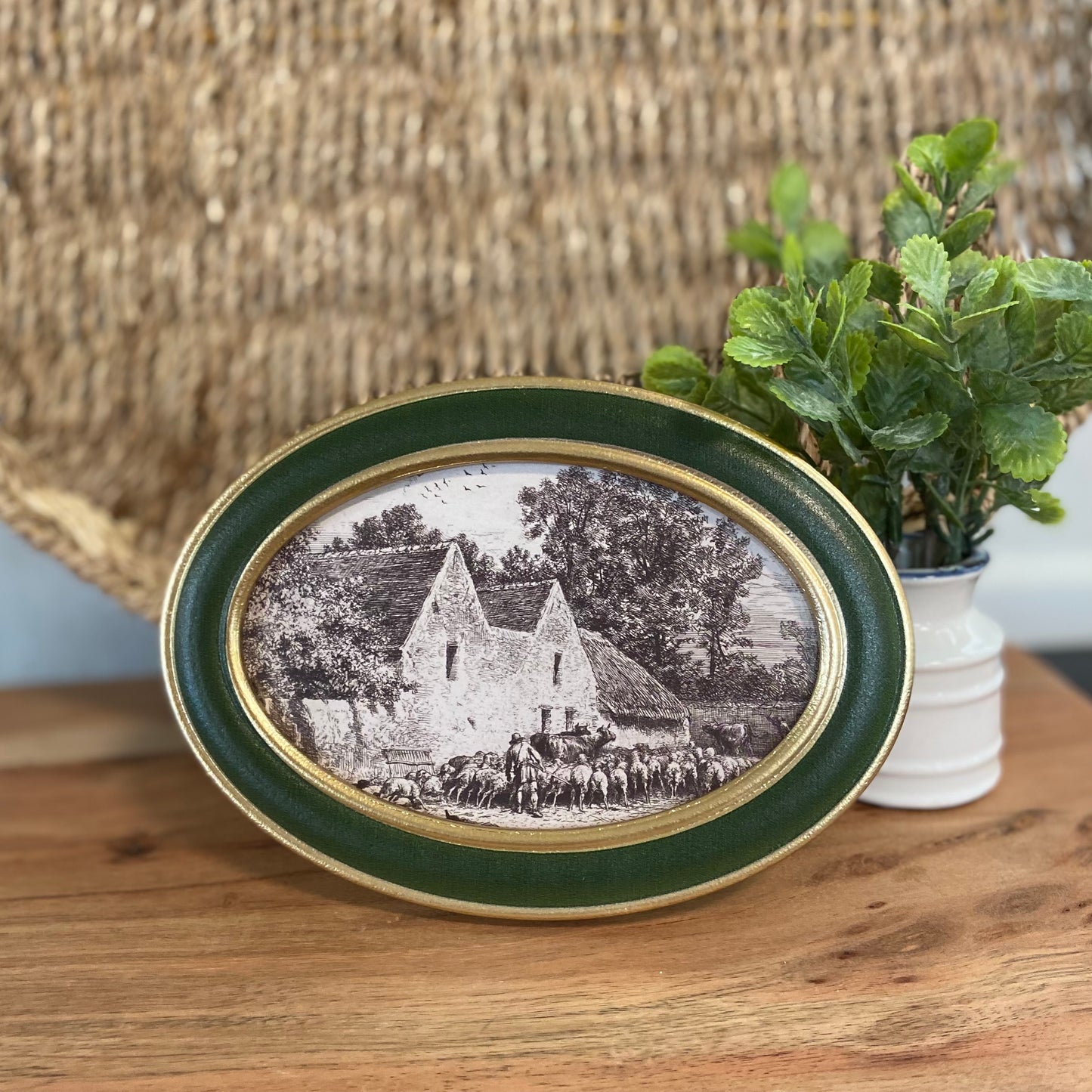 Cottage Farm Framed Art