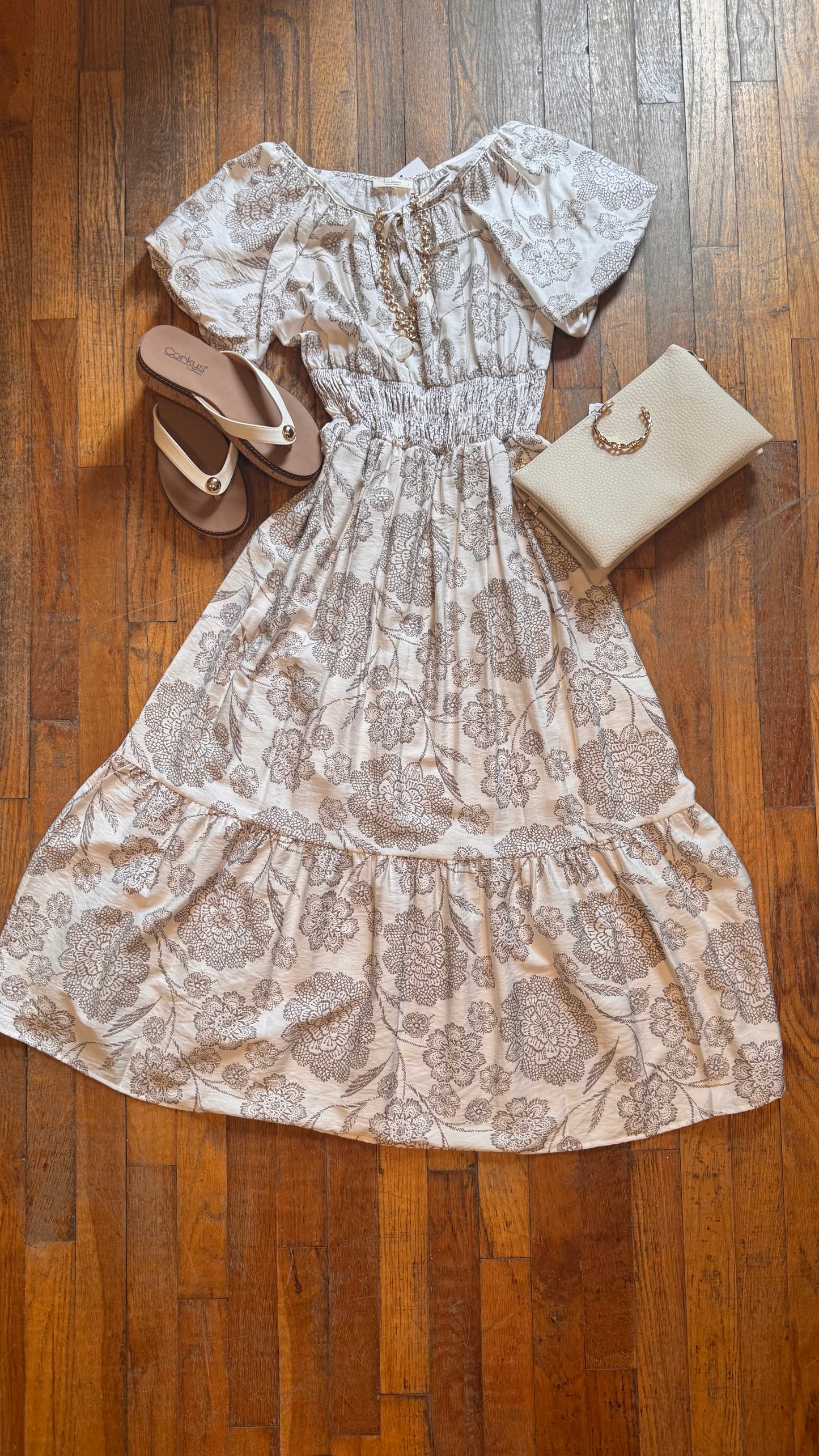 Floral Tiered Maxi Dress
