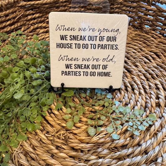 When We Were Young-  Paper Coaster 6pk