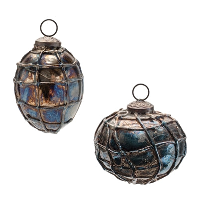 Jeweled Glass Ornament