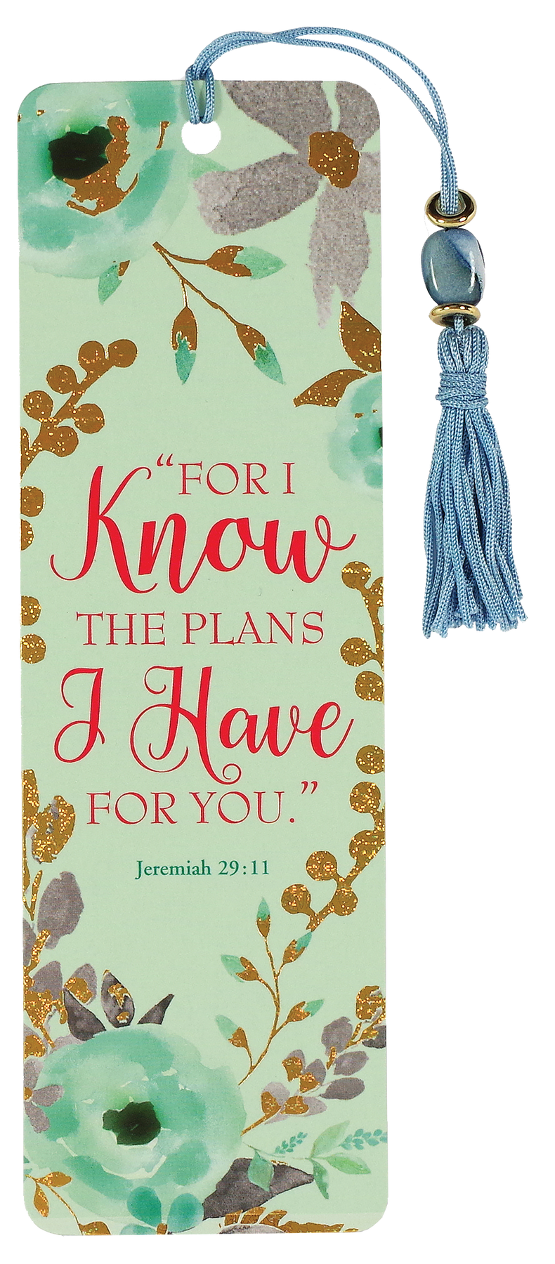 For I Know the Plans Beaded Bookmark