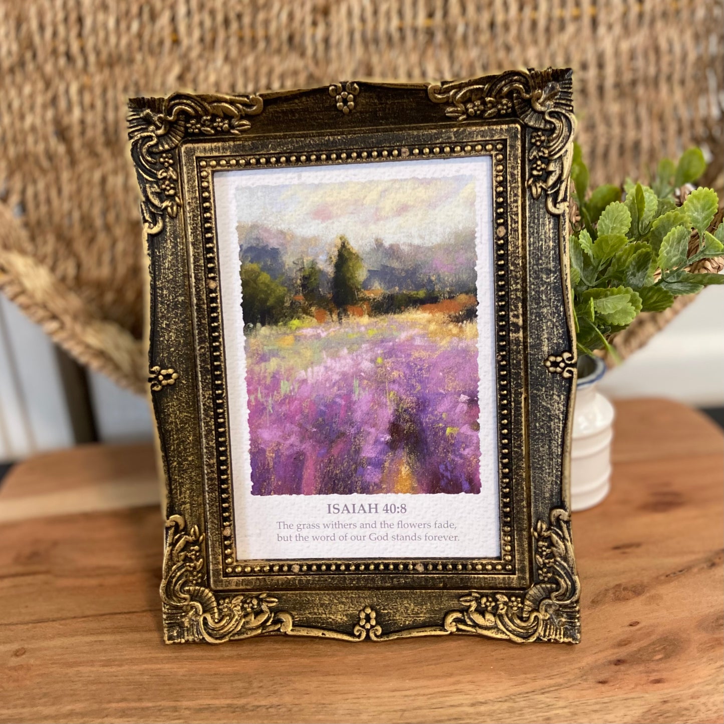 God Stands Forever Framed Art