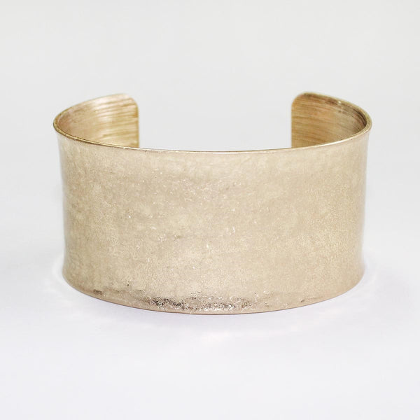 Worn 1.25" Wide Cuff Bracelet