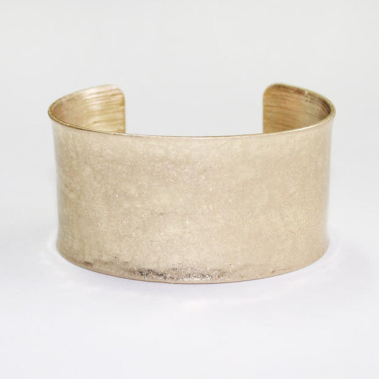 Worn 1.25" Wide Cuff Bracelet