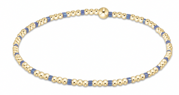 enewton Hope Sincerity 2mm Bead Bracelet- Bright Blue