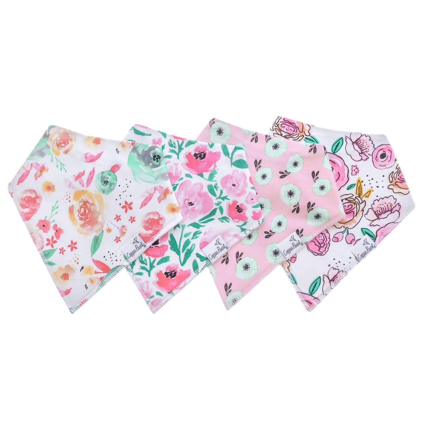 Copper Pearl Bandana Bib Set