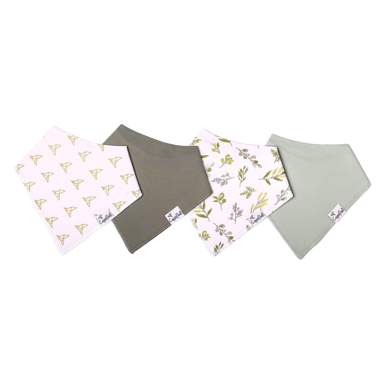 Copper Pearl Bandana Bib Set