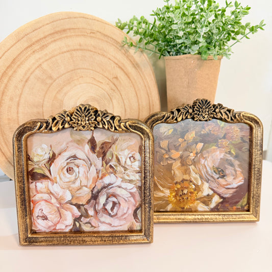 Moody Floral Frame