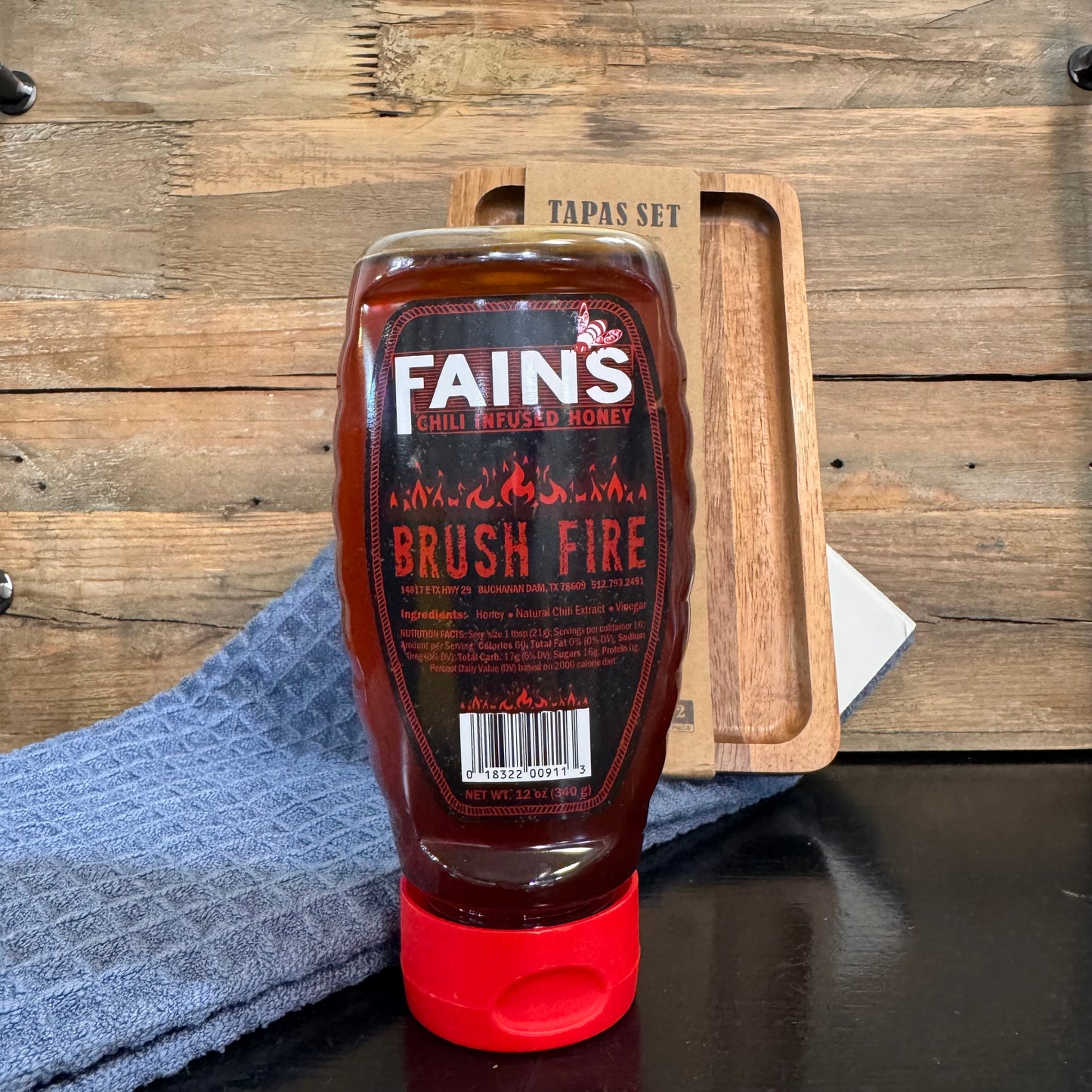 Fain's Brush Fire Chili Honey 12oz