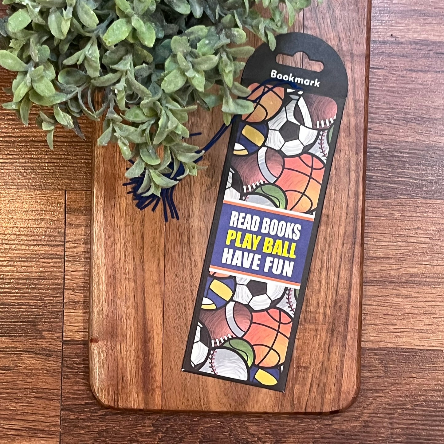 Play Ball Children's Bookmark