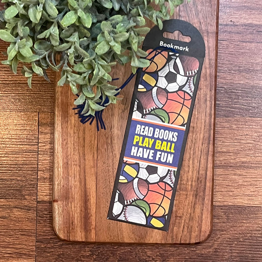 Play Ball Children's Bookmark