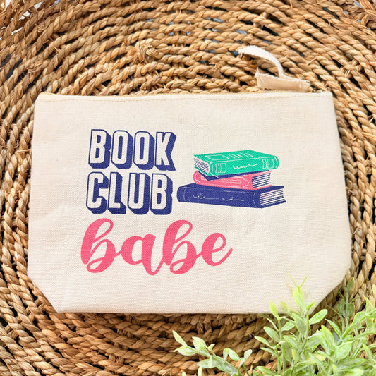 Book Club Babe Cosmetic Bag