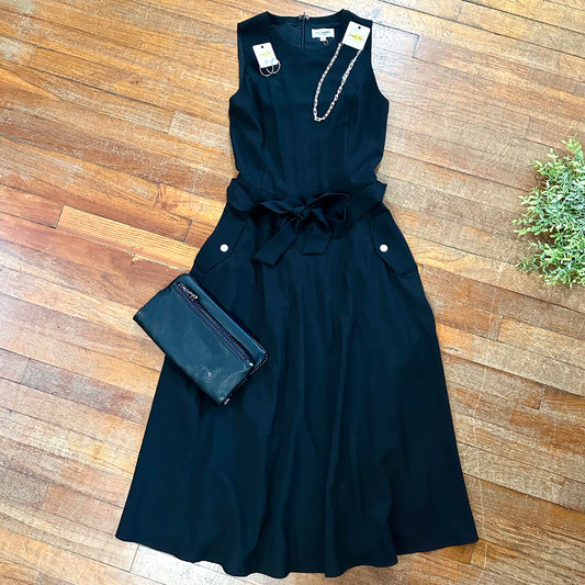 Black Tie Maxi Dress
