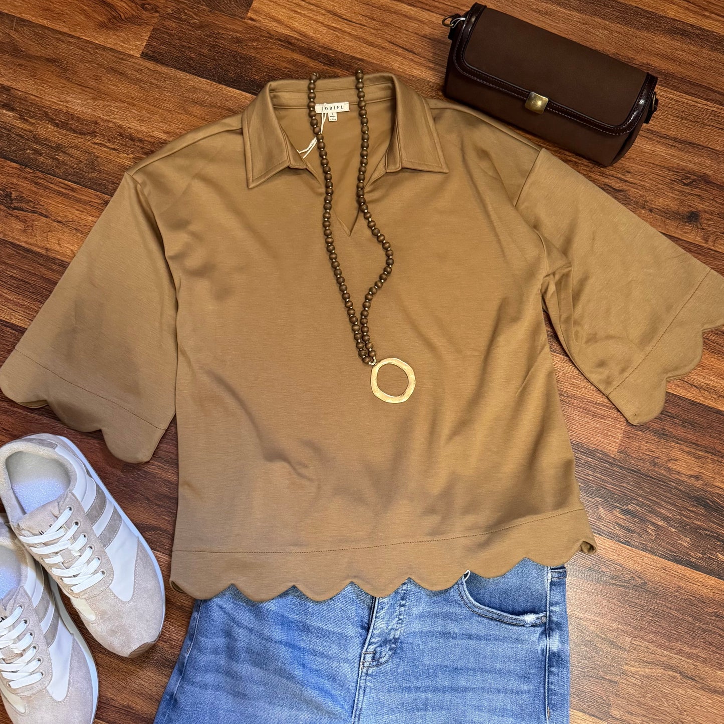 Scallop Trim Top