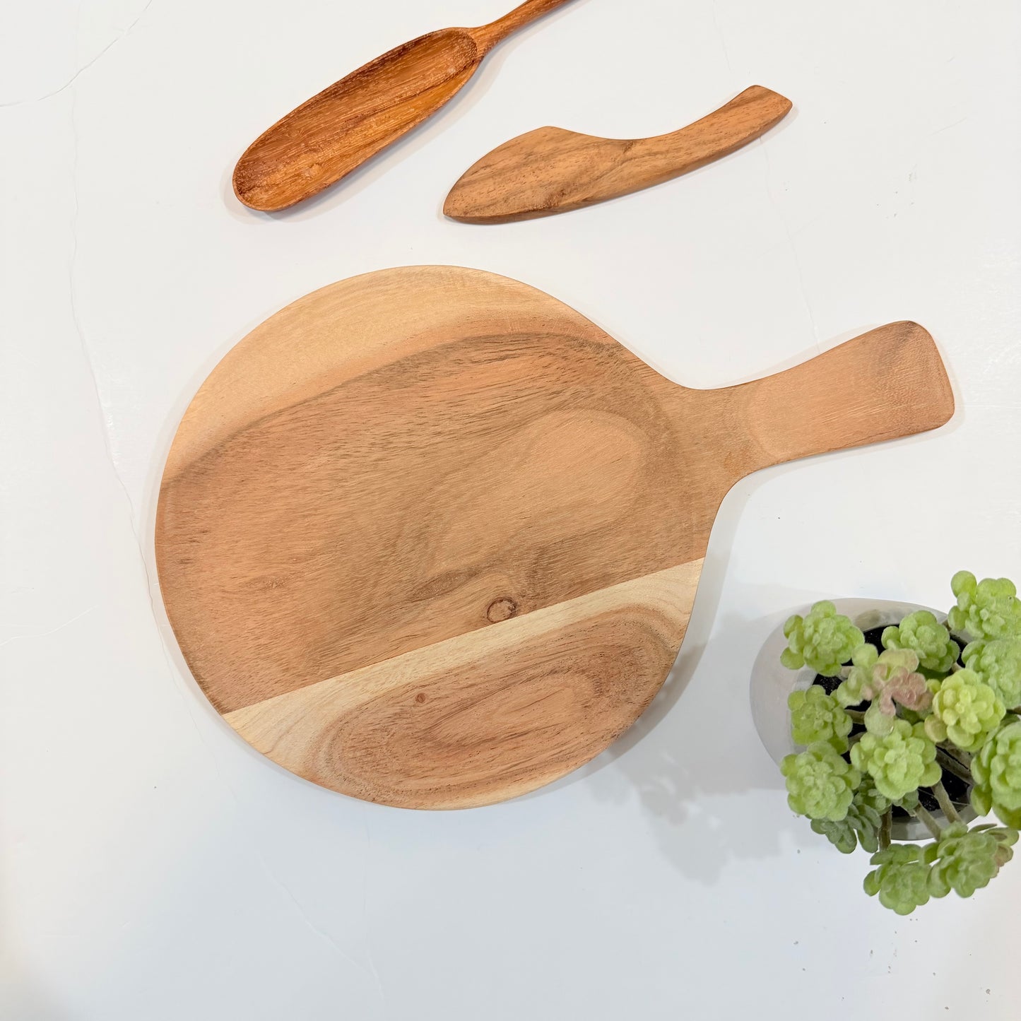 Natural Wood Serving Tray