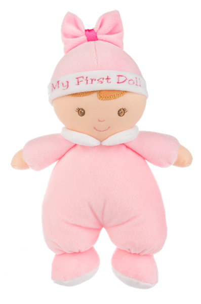 My First Doll & Plush Carrier Set