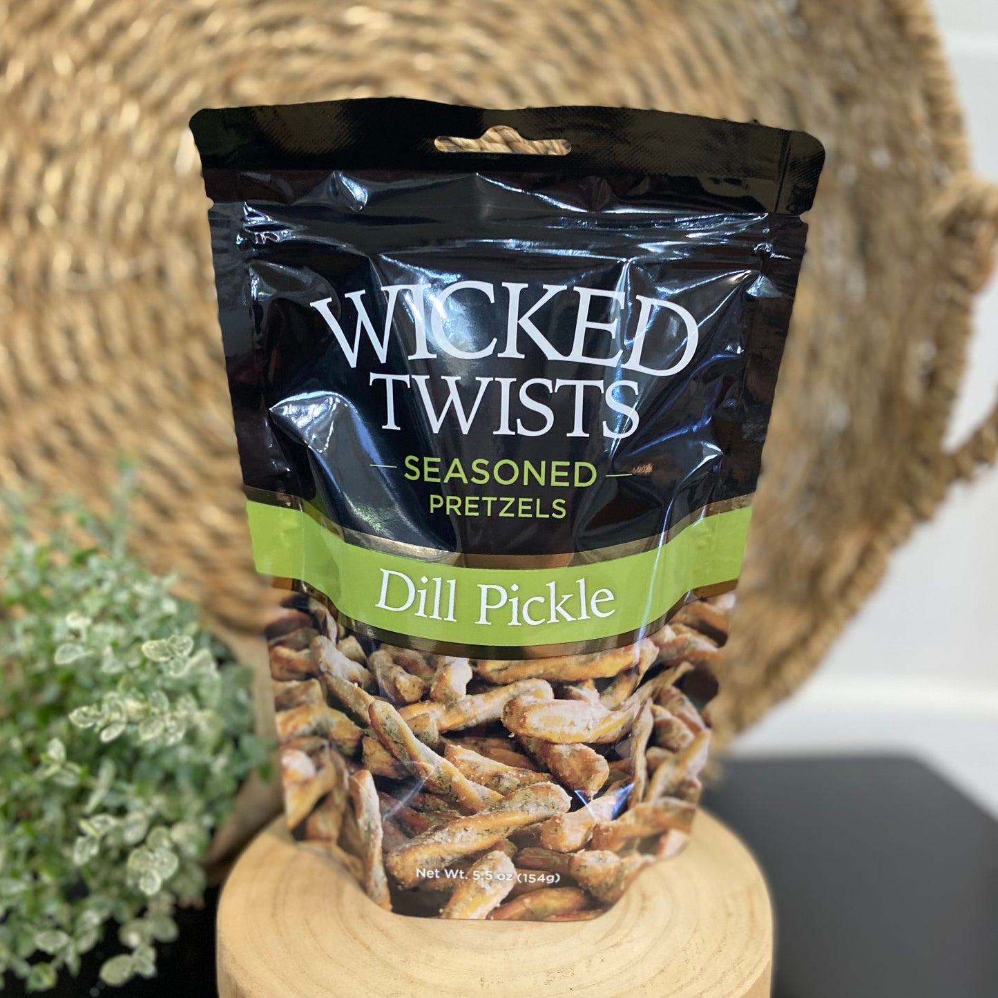 Wicked Seasoned Pretzel Twists ~ Dill Pickle