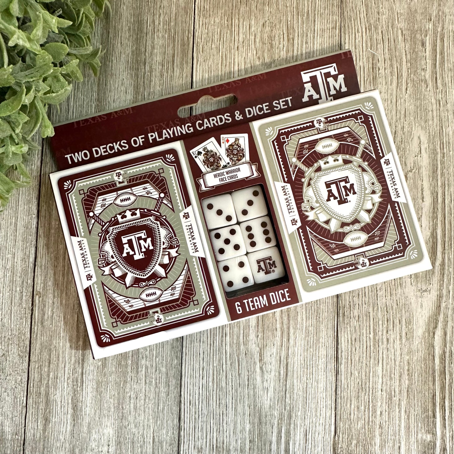 Texas A&M Two Pack Cards and Dice
