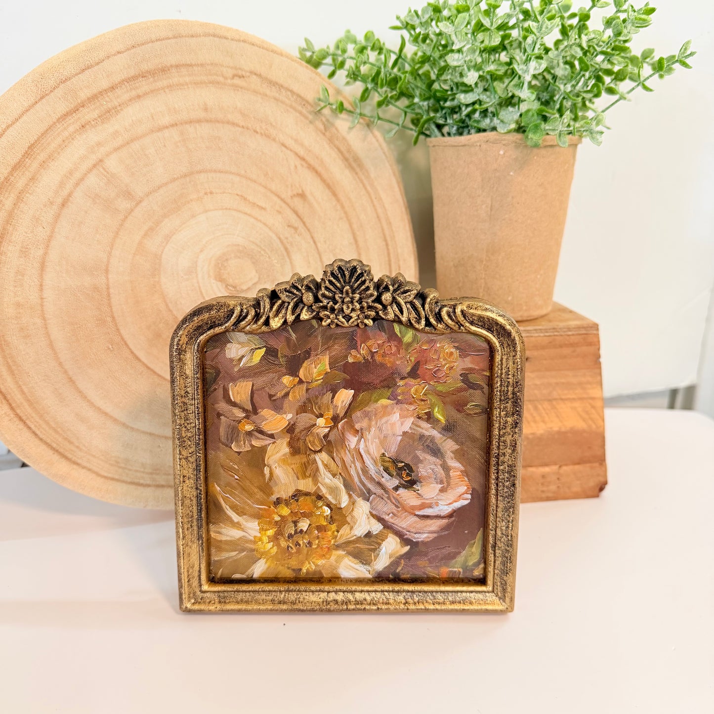 Moody Floral Frame