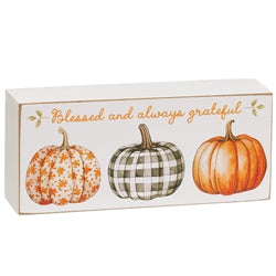Always Wonderful Pumpkin Sign