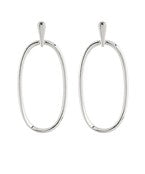 Oval Drop Earrings