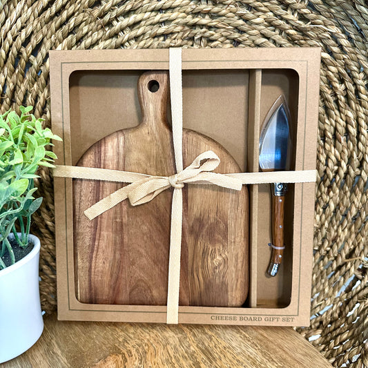 Arch Acacia Cheese Board Set
