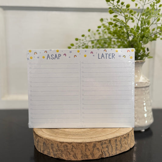 ASAP Later Notepad
