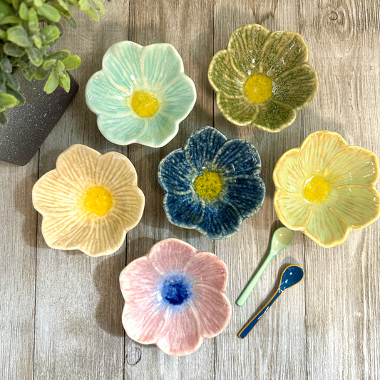 Flower Stoneware Bowl