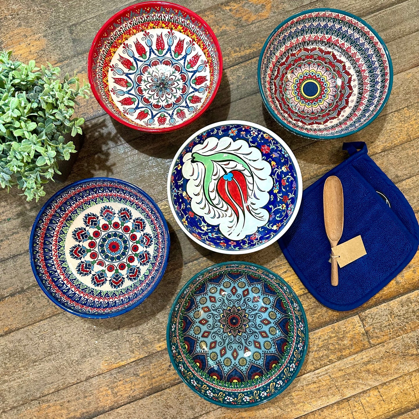Hand Painted 8" Bowl