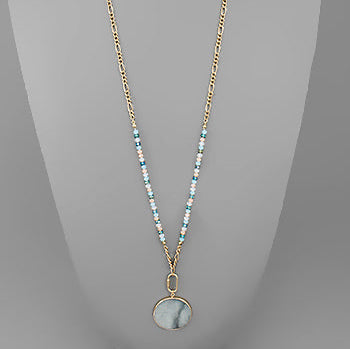 Stone Pendant Necklace