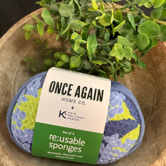 Once Again Sponge Set- Navy Hydrangea