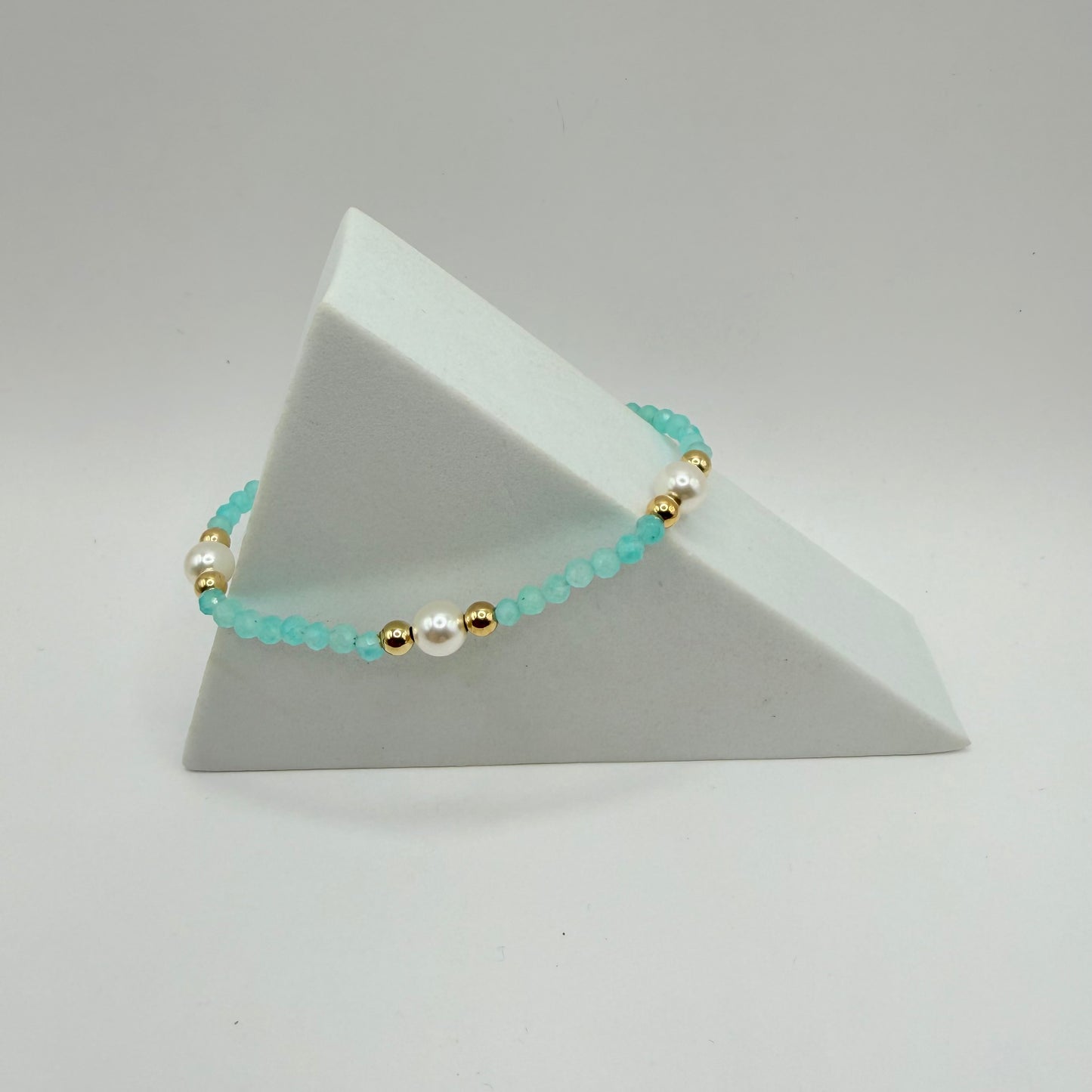 enewton Purpose Pearl 6mm Gem Bracelet- Amazonite