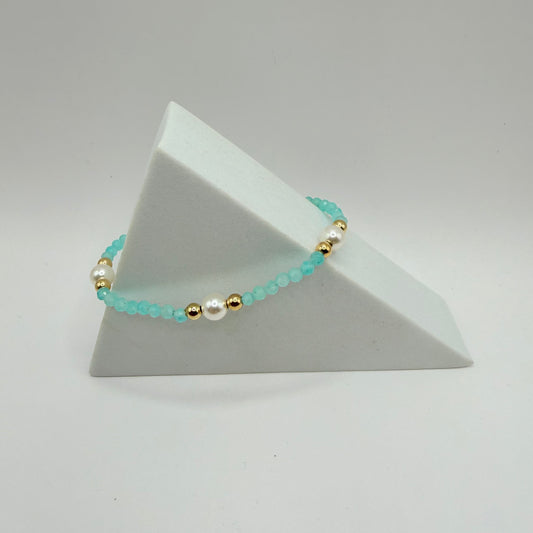 enewton Purpose Pearl 6mm Gem Bracelet- Amazonite