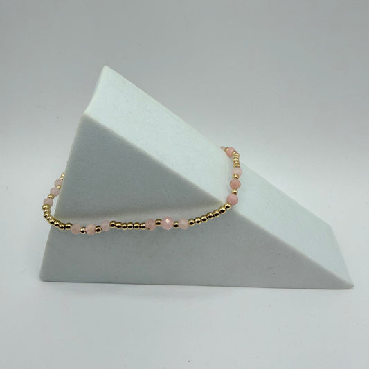 enewton Joy Gem 3mm Bracelet- Pink Opal