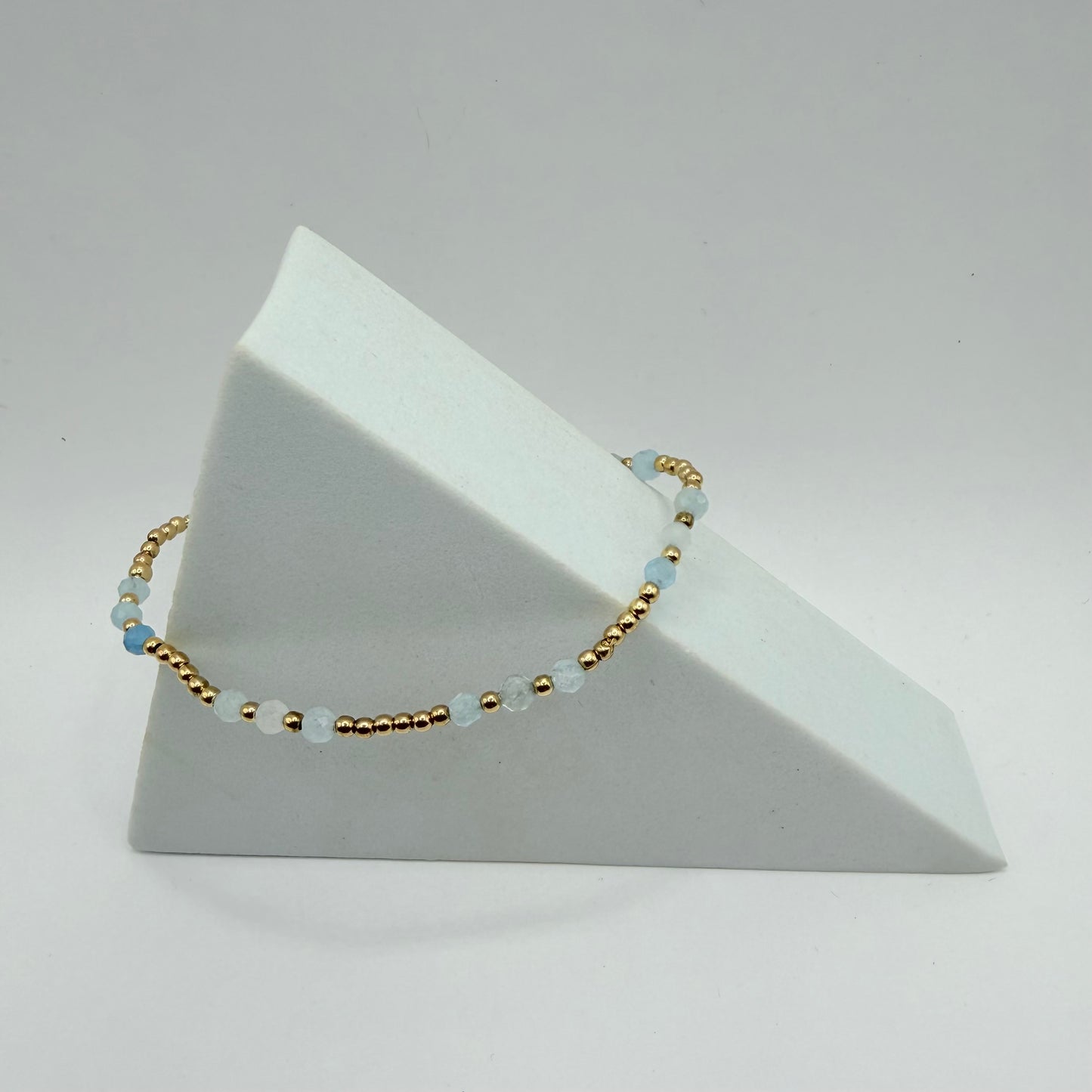 enewton Joy Gem 3mm Bracelet- Aquamarine