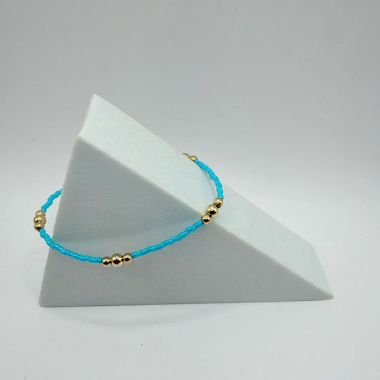 enewton Hope Purpose Gold Bracelet- Turquoise