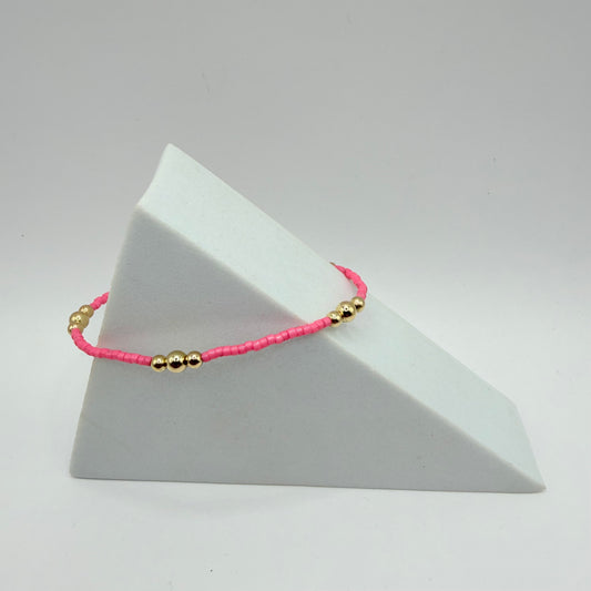 enewton Hope Purpose Gold Bracelet- Bubblegum