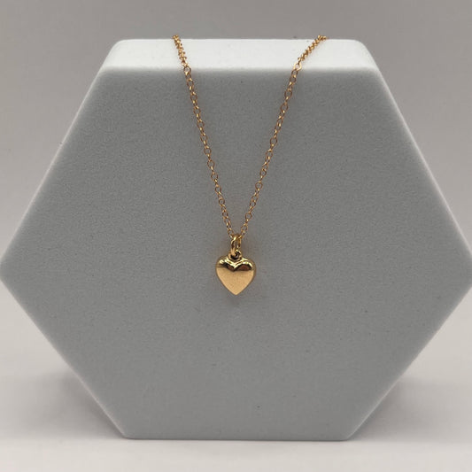 enewton 16" Necklace Gold- Love Plush Small Gold Charm